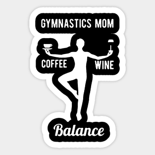 gymnastics mom Sticker